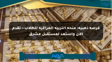 فرصة ذهبية: منحة التربية العراقية للطلاب – تقدم الآن واستعد لمستقبل مشرق